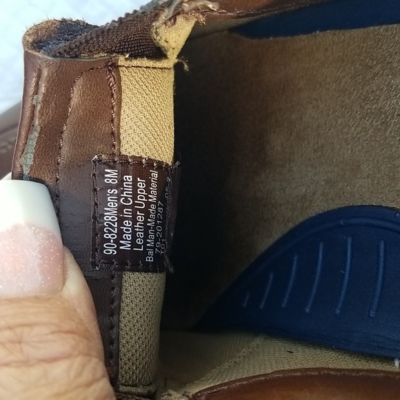 Dockers Men's Agent Brown Leather Slip-On Shoes 90-8228 Size 8M - Picture 8 of 9